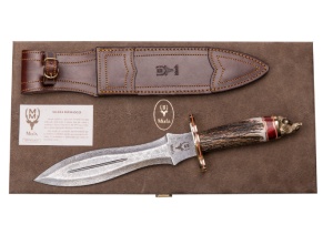 Cutit Muela LUPUS-25DAM.C,maner corn de cerb, lama 25cm - Img 3