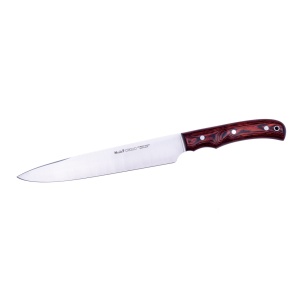 Cutit Outdoor Muela CRIOLLO-20R,maner lemn presat de coral, lama 20.5 cm
