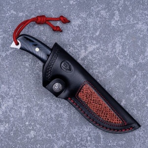 Cutit Outdoor Muela HUSKY-10M.B,maner micarta neagru albastru, lama 10 cm 3