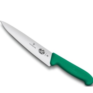 Cutit pentru carne Victorinox Carving, lama 19cm, Green 5.2004.19