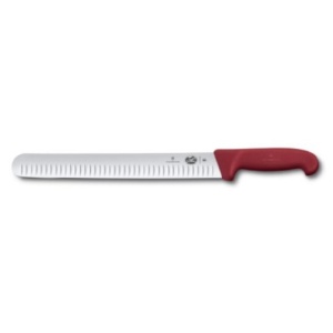 Cutit pentru feliat Victorinox Slicing Knife, lama 30cm, Red 5.4721.30B Blister