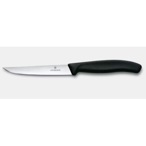 Cutit pentru friptura Victorinox Swiss Classic Steak Knife, lama 11cm, Black 6.7203