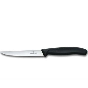 Cutit pentru friptura Victorinox Swiss Modern Steak Knife 6 buc, lama 11cm, Black 6.7203.6