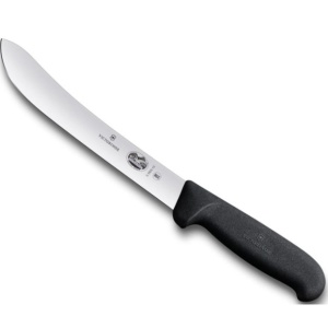 Cutit pentru macelarie Victorinox Butcher Knife, lama 15cm, Black 5.7603.15