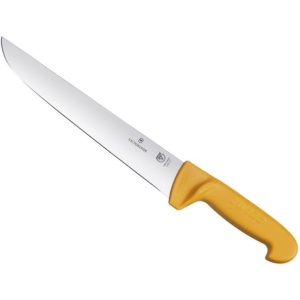 Cutit pentru macelarie Victorinox Swibo Butcher Knife, lama 21cm, Orange 5.8431.21
