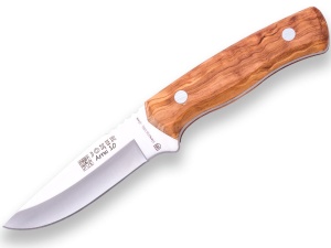 Cutit pentru Outdoor Joker Arrui 10, maner lemn maslin, lama full tang 10cm CO60 - Img 1