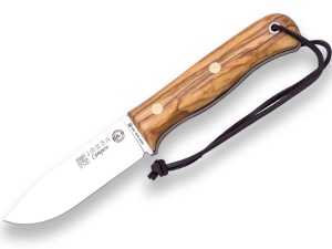 Cutit pentru Outdoor Joker Campero, maner lemn maslin, lama full tang 10.5cm CO112 - Img 1