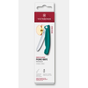 Cumpara Cutit Pliabil Victorinox Swiss Classic Picnic Knife, maner Polypropylene, lama 11cm 6.7834.FC1 3