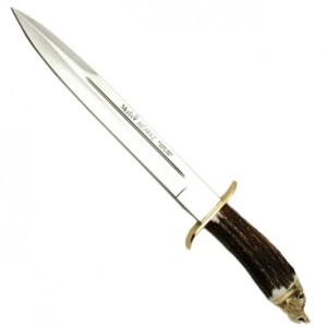 Cutit Vanatoare Muela Alcaraz 26N, maner corn de cerb lama 26 cm
