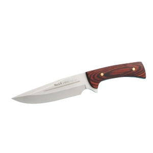 Cutit Vanatoare Muela JABALI-17E,maner lemn presat coral, lama 17 cm