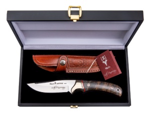 Cutit Vanatoare Muela SETTER-11.TH,maner artar american, lama 11 cm - Img 2
