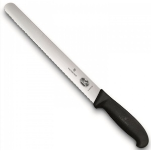 Cutit Victorinox pentru feliat, lama 25cm, Black 5.4233.25B Blister