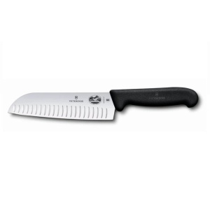 Cutit Victorinox Santoku, lama 17cm, Black 5.2523.17B Blister