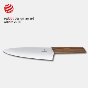 Cutit Victorinox Swiss Modern Chef Knife Wood, lama 20cm, Brown 6.9010.20G
