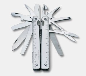 Multifunctional Victorinox Swiss Tool X, 115 mm, teaca nylon, argintiu 3.0327.N - Img 9