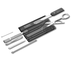 Multifunctional Victorinox SwissCard Classic Onyx,82 mm, negru transparent 0.7133.T3 - Img 2