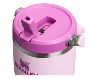 Pahar termoizolant The IceFlow Flip Straw Tumbler 2.0, 0.6L, Cherry Blossom 10-12044-052 - Img 3