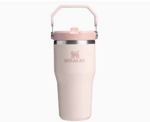 Pahar termoizolant The IceFlow Flip Straw Tumbler 2.0, 0.6L, Rose Quartz 10-12044-044 - Img 1