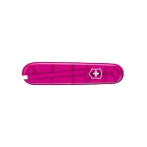 Prasea fata cu logo pentru bricege Victorinox, 84mm, Pink Transparent C.2605.T3.10