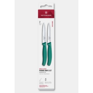 Set cutite curatat Victorinox Swiss Classic Paring Set, 2 piese, Green 6.7794.2C1