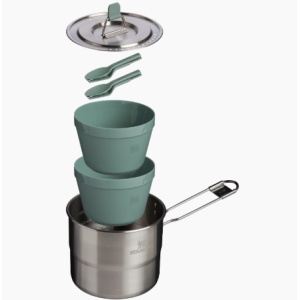 Cumpara Set gatit pentru camping Stanley Wildfare Go Two Bowl Cook Set, Stainless Steel 10-09997-020 2