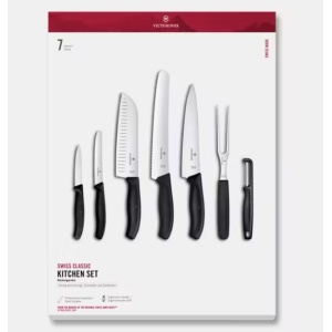 Set pentru bucatarie Victorinox Swiss Classic Kitchen Set, 7 piese, Black 6.7133.71G