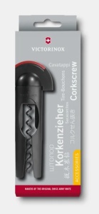 Tirbuson Victorinox Corkscrew with Cap Cutter, Black/Red 7.6924 - Img 4