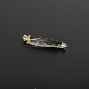 Briceag Laguiole en Aubrac, maner Corn Bivol African, lama 10cm - LGL0210PCL/FSI1 - Img 4