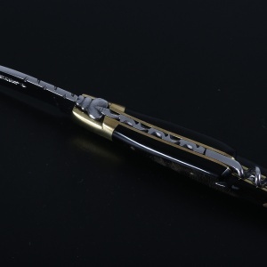 Briceag Laguiole en Aubrac, maner Corn Bivol African, lama 12cm - LGL0312CBL/FSI1 - Img 3