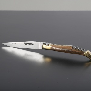 Briceag Laguiole en Aubrac, maner lemn nuc, lama 12cm - LGL0312NOL/FSJ1 - Img 2