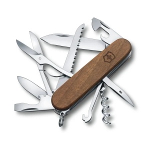Briceag Victorinox Huntsman Wood, 91 mm, lemn nuc 1.3711.63