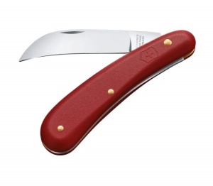 Briceag Victorinox pentru altoit S, 110 mm, lama usor curbata, rosu 1.9201 - Img 1