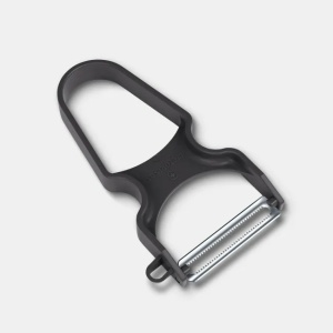 Curatator Victorinox Rapid Peeler, 110mm, lama dubla zimtata, ABS, black 6.0933.3 - Img 3