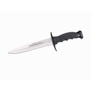 Cutit Outdoor Muela 95-191, maner cauciuc si zamak negru lama 19cm
