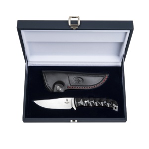 Cumpara Cutit Outdoor Muela HUSKY-10M.DX,maner micarta 3D neagru albastru, lama 10 cm 3