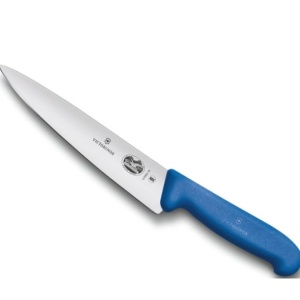 Cutit pentru carne Victorinox Carving, lama 19cm, Blue 5.2002.19B Blister