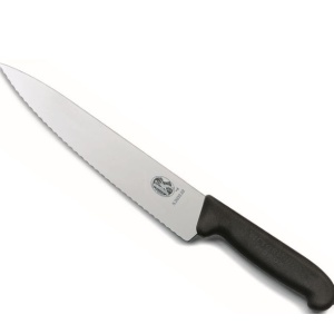 Cutit pentru carne Victorinox Carving, lama 22cm, Black 5.2033.22