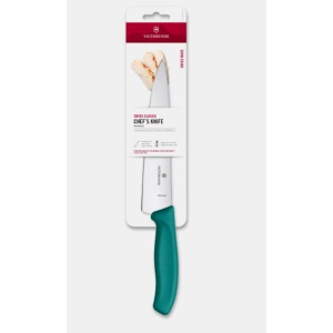 Cumpara Cutit pentru carne Victorinox Classic Chef Knife, lama 19cm, Green 6.8004.19C1B 2