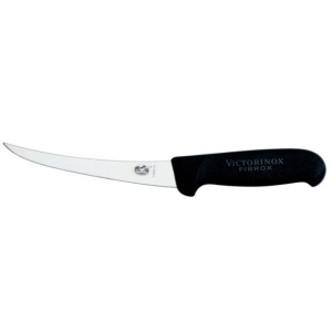 Cutit pentru dezosat Victorinox Boning Knife , lama 12cm, Black 5.6603.12B Blister
