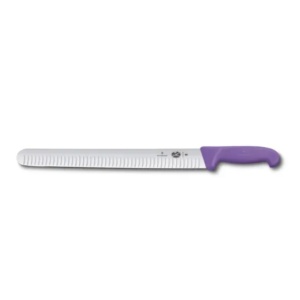 Cutit pentru feliat Victorinox Slicing Knife, lama 36cm, Purple 5.4725.36