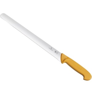 Cutit pentru feliat Victorinox Swibo Larding Knife, lama 25cm, Orange 5.8443.25
