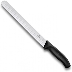 Cutit pentru feliat Victorinox Swiss Classic Slicing Knife, lama 25cm, Black 6.8223.25B