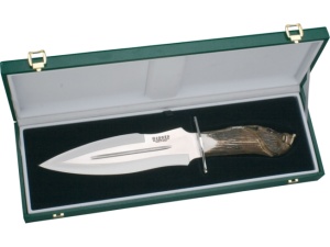 Cutit pentru injunghiere Joker Facochero, maner corn cerb, lama 25.5cm CTJ42 - Img 2
