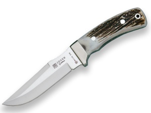 Cutit pentru vanatoare Joker Gamo, maner corn cerb, lama full tang 13cm CC45 - Img 1