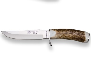 Cutit pentru vanatoare Joker Tigre, maner corn cerb, lama 14cm CC33 - Img 1
