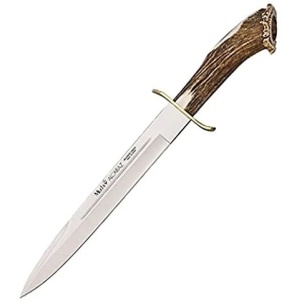Cutit Vanatoare Muela Alcaraz 26S, maner corn de cerb lama 26 cm