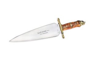 Cutit Vanatoare Muela COVARSI-C.TH,maner lemn plop, lama 23.5 cm - Img 1