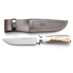 Cutit Vanatoare Muela ELK-14A.I,maner corn de cerb, lama 14 cm