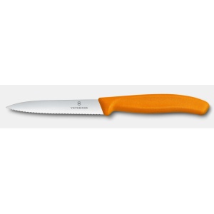 Cutit Victorinox Swiss Classic pentru decojit, lama 10cm, Portocaliu 6.7736.L9