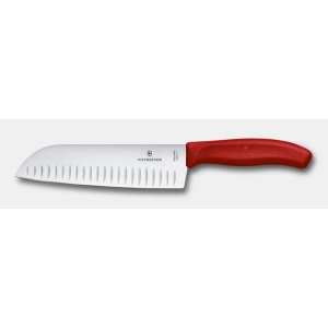 Cutit Victorinox Swiss Classic Santoku, lama 17cm, Red 6.8521.17G